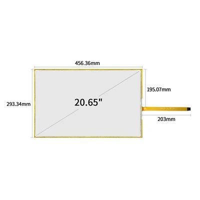20-дюймовий 3M Microtouch Touchscreen Loewen Novomatic Series 17-9061-219-01 Touch Glass Repair 458*295